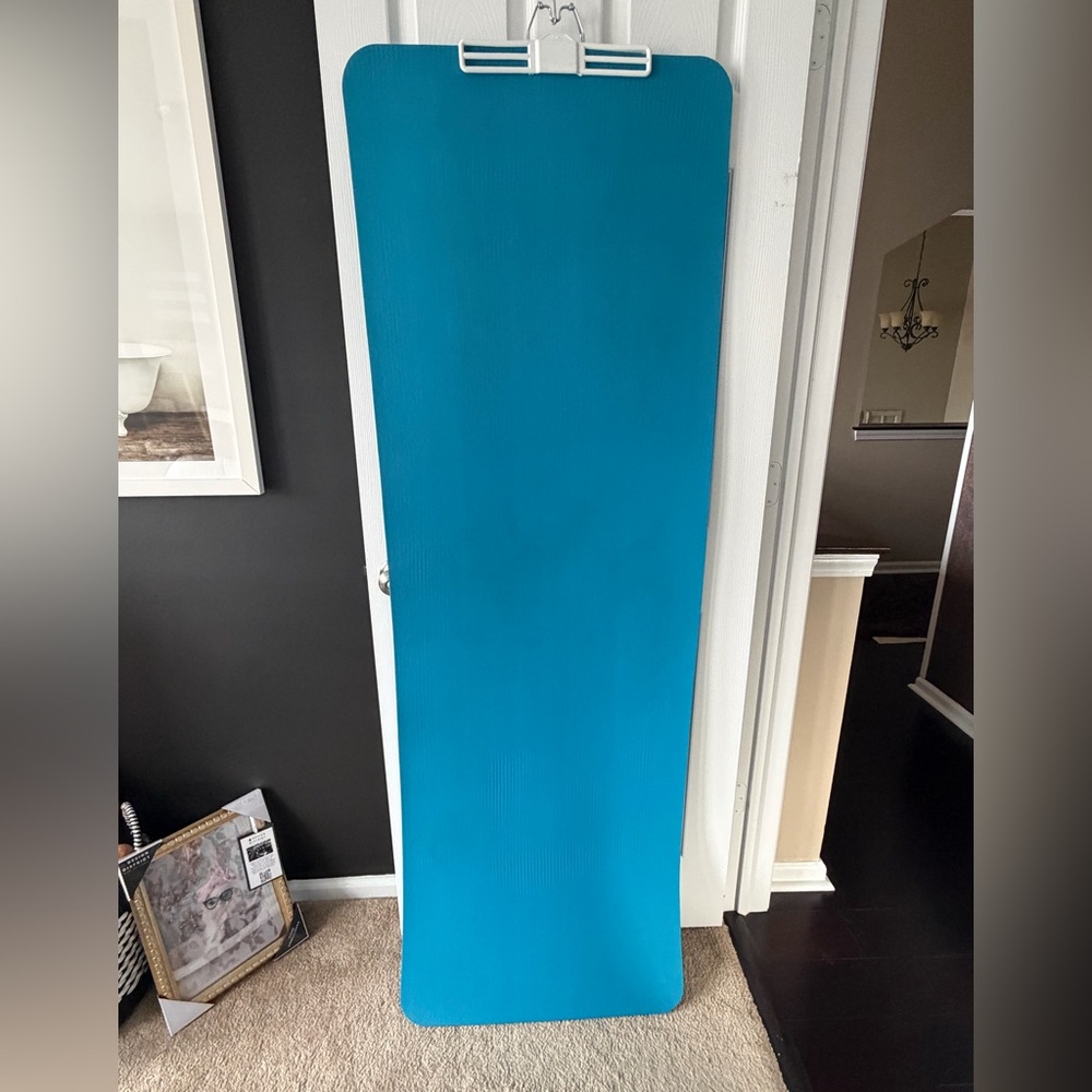 Promic Extra Thick 1/2 inch Blue Yoga Mat